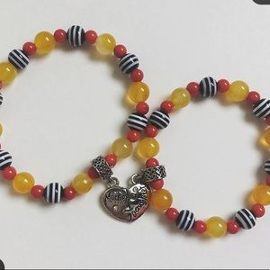 Handmade mother daughter bracelets